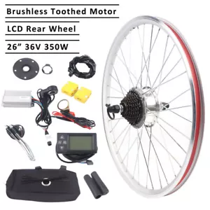 Kit conversione bici elettrica 26" posteriore 36V kit conversione mozzi motore DE - Foto 1 di 22