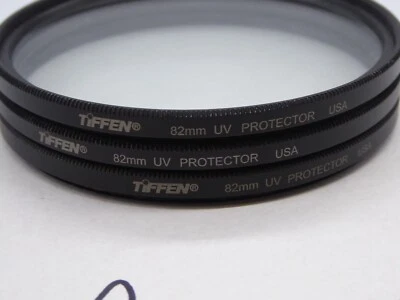 Tiffen 82mm UV Protector Filter -vgc no scratches safety protect quality filter - Image 1 of 4