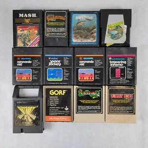 Atari 2600 Cart Lot: MASH, Carnival, Frogger, Gorf, Venture, Donkey Kong - Picture 1 of 4
