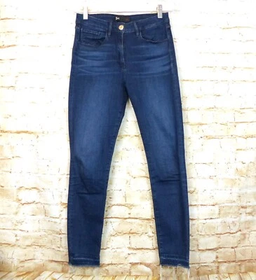 3X1 NYC Jeans Womens Size 26 Blue Skinny Raw Hem Skinny Ankle Stretch W3RSC0519 - Image 1 of 4