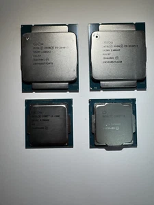 MIXED CPUs CORE i3 4TH &7TH GEN AND QTY 2 XEON E5 2640 V3 - Picture 1 of 6