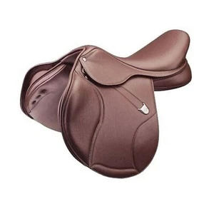 Nuevo sillín y tachuela de cuero de contacto cercano inglés para saltar a caballo de 17" pulgadas - Imagen 1 de 3