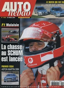 AUTO HEBDO Nr. 1436 vom 24. März 2004 IMPREZA STI LANCER EVO8 ASTON MARTIN DBR8 - Bild 1 von 1