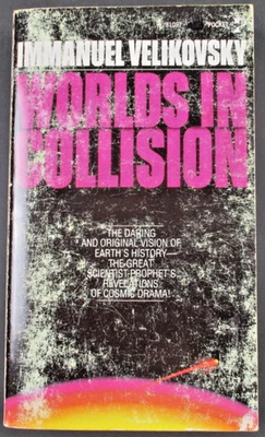 WORLDS IN COLLISION by Immanuel Velikovsky Pocket Book 1977 Paperback PB - Image 1 of 4