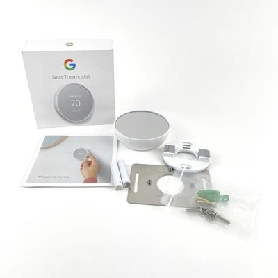 Google Nest Thermostat - Smart Thermostat for Home - Snow - Image 1 of 4