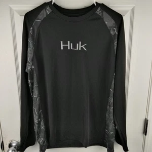 Camisa de pesca HUK Performance Telas para hombre M manga larga camuflaje ligero - Imagen 1 de 13