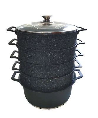 RUKAUF 28cm Antihaft Dampfkocher Kazan Mantowarka Mantykocher Kasan Induktion