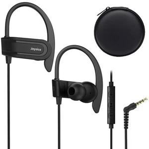 Joysico Wired Over The Ear Earbuds with Microphone Volume Control Ear Hook an - Picture 1 of 8