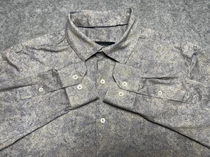 Bugatchi Hemd Herren Medium Sand Blau OoohCotton Tech 8 Way Stretch Freizeit - Bild 1 von 12