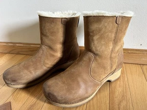 Mujer DANSKO Bettie Piel de Oveja Forrada Cuero Tostado Invierno Botas de Nieve Talla-9.5/40 EU - Imagen 1 de 8