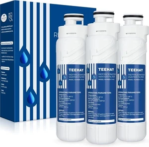 Teehay TH-02  Refrigerator Water Filter (3 Pack) Replacement for Filter 2  - New - Foto 1 di 7