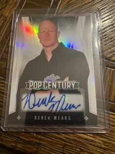2025 Leaf Metal Pop Century Derek Mears 4/25 Auto Prismatic Silver Friday 13th - Picture 1 of 3