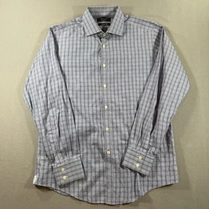Charles Tyrwhitt Black Label Oberhemd Herren 16 34 grau kariert Langarm - Bild 1 von 10