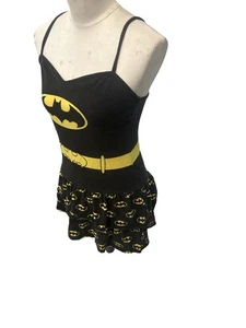 DC Comics Batman Damen ärmellos ausgestellt Nachtwäsche Kostüm Größe M - Bild 1 von 18