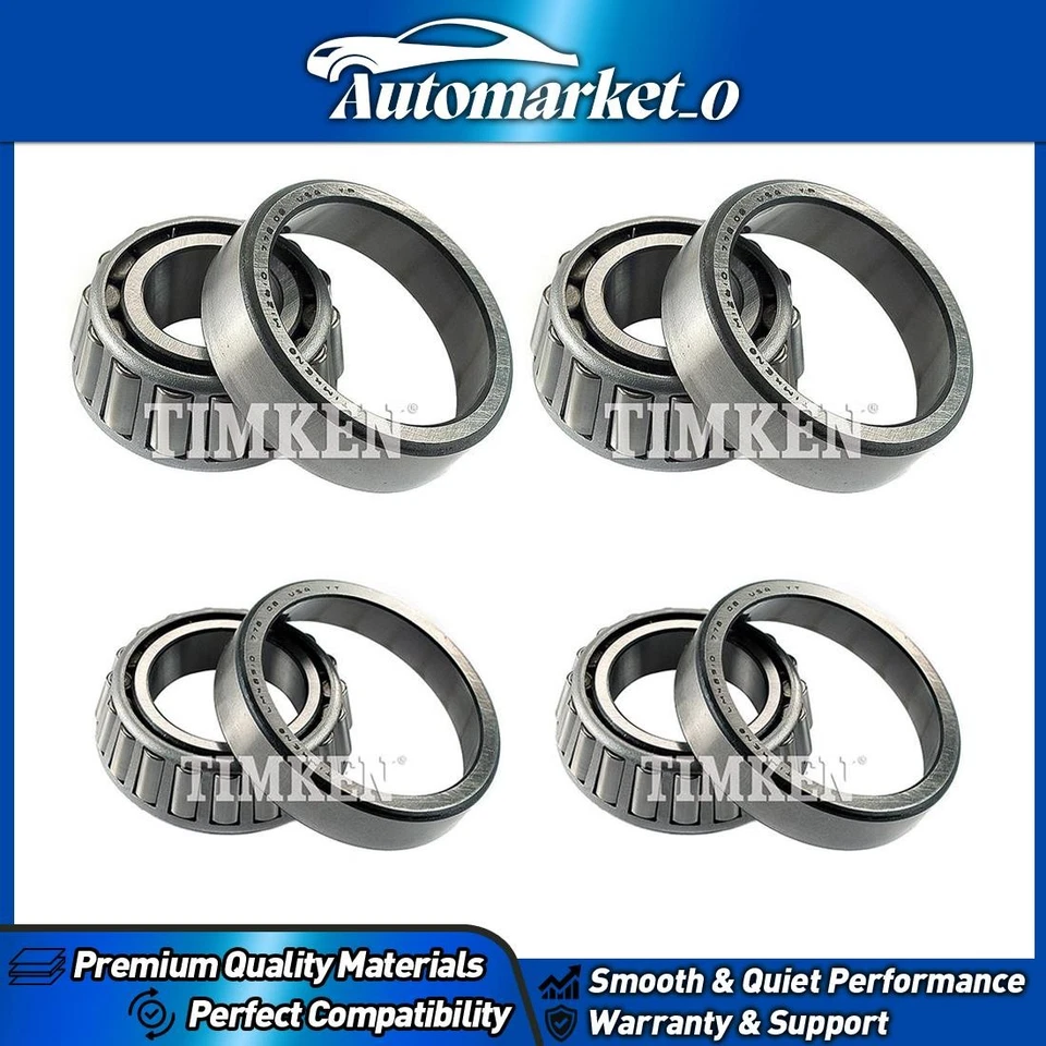 Wheel Bearing and Race Set Front Inner Front Outer For Chevrolet C10 1975-1986 - Image 1 of 4