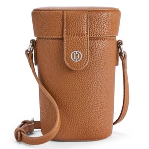 Mini Bucket Crossbody Bags for Women Vegan Leather Small Shoulder Bag with Ad... - Picture 1 of 6