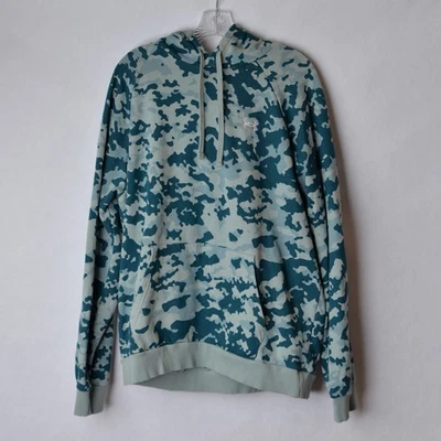 Sudadera con capucha Under Armour UA Rival polar camuflada para hombre XL azul azulado verde  Foto 1 de 4