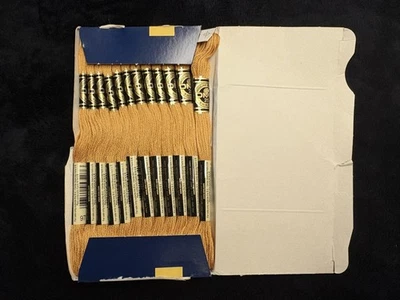 DMC Mouline Special 25 Embroidery Floss Thread Color 977 Gold Brown Lt Lot 12 - Image 1 of 4