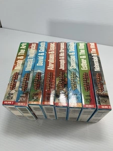 Vintage 1993 Superbook Video Bible VHS Videos Cartoon Bible Stories 8 Tapes - Picture 1 of 11