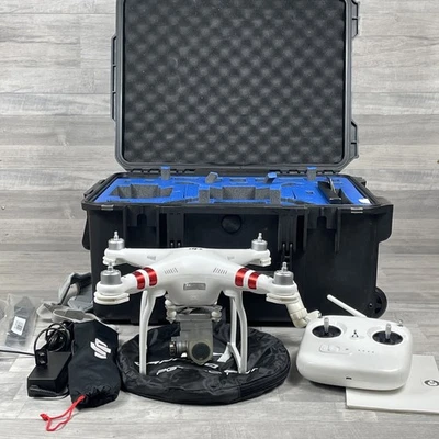 DJI Phantom 3 Cámara Estándar Drone (Blanco) Estuche Rígido Gpc Foto 1 de 4