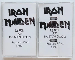 IRON MAIDEN - LIVE AT DONINGTON (EMI TCDON1) 1993 UK 2x CASSETTE SET - Picture 1 of 5
