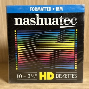 Disquete Nashuatec Alta Densidad HD 2 Caras 3.5" Formateado 10 Disquetes - Imagen 1 de 2