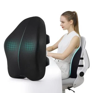 Lumbar Support Pillow Back Support for Office Chair Bed Lower Back Pillow - Picture 1 of 6