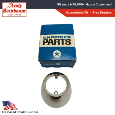 1961-1962 Dodge Lancer Parking Light Lamp Chrome Bezel NOS 2188277 - Image 1 of 4