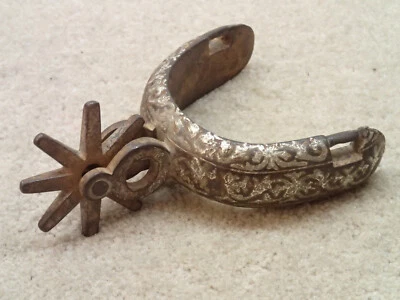 老式墨西哥单重铁刺8pt Rowel Estate物品粗糙幸存者 — 第 1/4 张图片