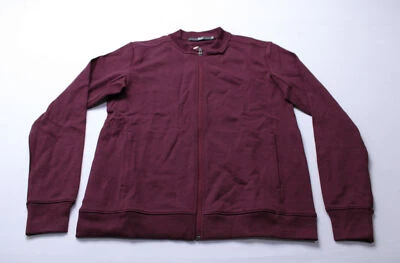 Ibex Women's Shak Lite Mid-Layer Merino Bomber Jacket CD4 Burgundy Medium NWT - Image 1 of 4