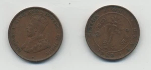 Ceylon 1 Cent 1925 KM 107 VF - Picture 1 of 3