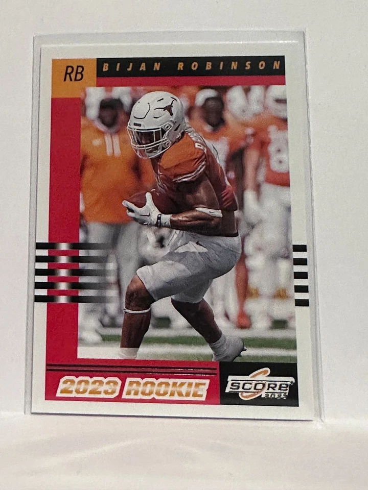 #5 Bijan Robinson 2023 Rookie Throwback  2023 Score Football Card - Image 1 of 2