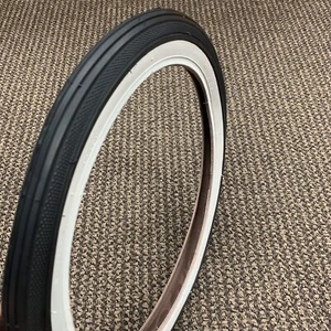 BICYCLE TIRE FITS SCHWINN STINGRAY KRATE RUNABOUT S-7 16 X 1 3/4 WHITE WALL - Picture 1 of 7