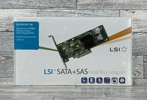 LSI SAS 9211-8i 6Gb/s 8-Port SAS/SATA Host Bus Adapter w/ Integrated RAID NEW - Picture 1 of 6