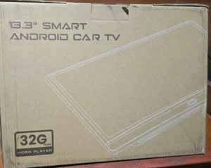 (2)MaxAngel AT133 4K 13.3” 3GB 32GB Dual Smart Android Car TV Very Lightly  - Picture 1 of 19
