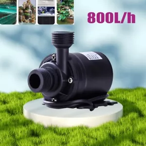 800L/h Water Pumps Aquarium DC 12V Submersible Pump Fish Pond - Picture 1 of 13