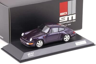 1:43 Spark Porsche 911 (964) Carrera 4 " 30 Anni 911 " Viola Metallico Wap Deale - Immagine 1 di 3
