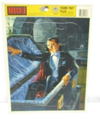 Dracula 12 Piece Frame Tray Puzzle Universal Studios Monsters ages 3 - 7 - Image 1 of 4