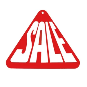 Letrero colgante triángulo OFERTA doble cara - Imagen 1 de 8