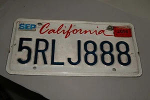 1 PAIR Vintage USA California Number Plate Ford Chev Olds Buick Man Cave Pub Bar - Picture 1 of 2