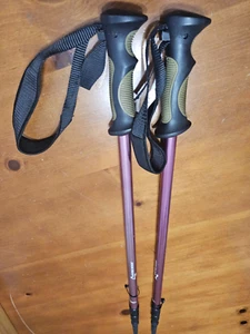 Set of 2 Alpine Design Twistlock Trekking Poles 47-57 Inch Pink - Picture 1 of 7