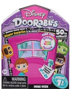 Disney Doorables Serie 7 Mini Peek Lindas Figuras Pequeñas Coleccionables NUEVAS Caja Sellada - Imagen 1 de 7
