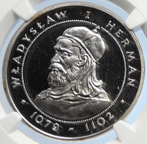 1981 Poland ANNIVERSARY Wladyslaw I Herman Proof Silver 200 Zl Coin NGC i105877 - Picture 1 of 5
