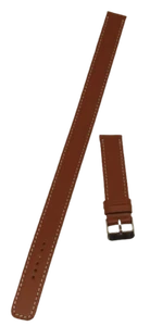 Bracelet montre en cuir 2 tour de poignet marron disponible de 8 à 20mm - Imagen 1 de 2