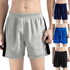 Kids Boys Athletic Shorts Quick Dry Bottoms Basketball Soccer Running Workout - Picture 1 of 27