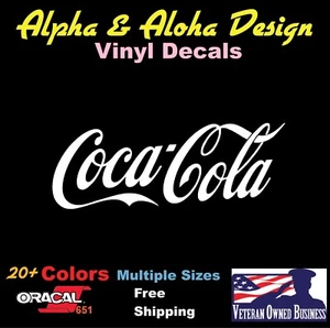 Coca Cola Vinyl Decal Truck Car Sticker Laptop Window - Picture 1 of 3