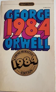 GEORGE ORWELL 1984 (1983 Signet Paperback) Commemorative Edition Walter Cronkite - Picture 1 of 15
