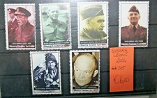 SIERRA LEONE 2004 'PERSONAGGI MILITARI GUERRA' NUOVI MNH** SET (CAT.9)
