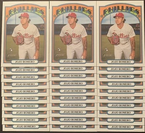 (78) 2021 TOPPS HERITAGE HIGH NUMBER JOJO ROMERO #591 ROOKIE RC PHILLIES - Picture 1 of 2