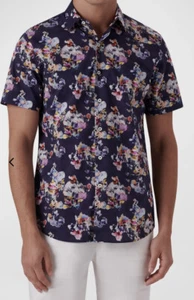 Bugatchi  Uomo Short Sleeve  Shirt Sz M Classic  Fit Button Up  NWT $179 - Picture 1 of 8
